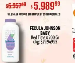Makro Johnson's baby fecula oferta