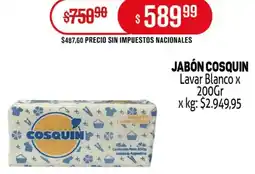Makro Cosquin jabón lavar blanco oferta
