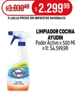Makro Ayudín limpiador cocina poder activo oferta