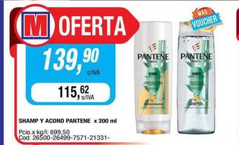 Maxiconsumo Pantene Shamp Y Acond x 200ml oferta