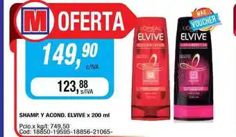 Maxiconsumo Elvive Shamp. Y Acond. x 200ml oferta