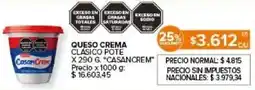 Carrefour Casan Crem quesoi crema oferta