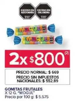 Carrefour Mogul gomitas fruitalis oferta