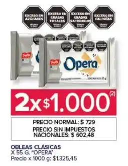 Carrefour Opera obleas clasicas oferta