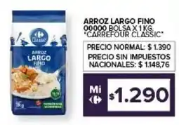 Carrefour Arroz largo fino oferta