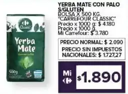 Carrefour Yerba Mate oferta