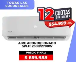 Supermayorista Vital Aire acondicionado split 2300/2700W oferta