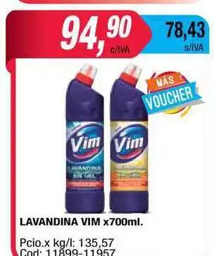 Maxiconsumo Vim Lavandina x700ml oferta