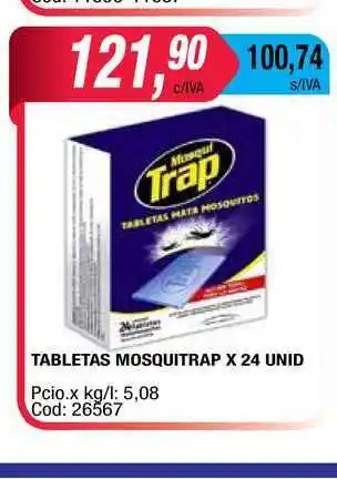 Maxiconsumo Tabletas Mosquitrap x 24unid oferta