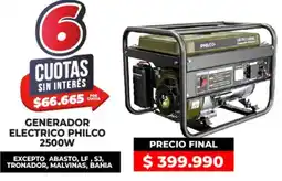 Supermayorista Vital Philco generador electrico 2500 W oferta