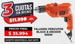 Supermayorista Vital Black & Decker taladro percutor 500w oferta