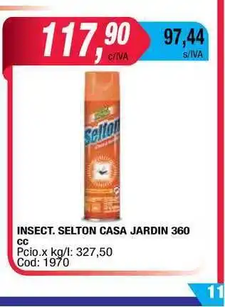 Maxiconsumo Insect. Selton Casa Jardin 360cc oferta