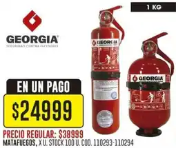 Coto Georgia Matafuegos oferta