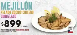 Coto Mejillón pelado cocido chileno congelado oferta