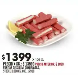 Coto Varitas de surimi congeladas oferta