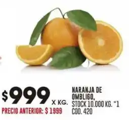 Coto Naranja de ombligo oferta