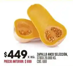 Coto Zapallo anco selección oferta