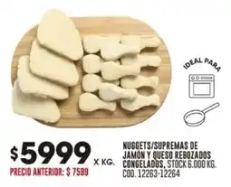 Coto Nuggets/supremas de jamón y queso rebozados congelados oferta