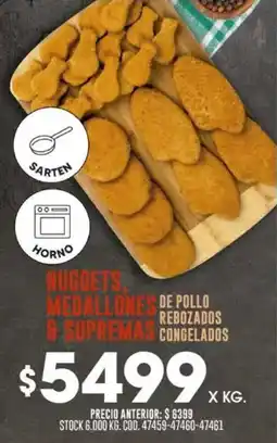Coto Nuggets, medallones & supremas oferta