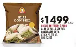 Coto Coto alas con piel oferta
