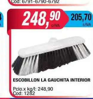 Maxiconsumo Escobillon La Gauchita Interior oferta