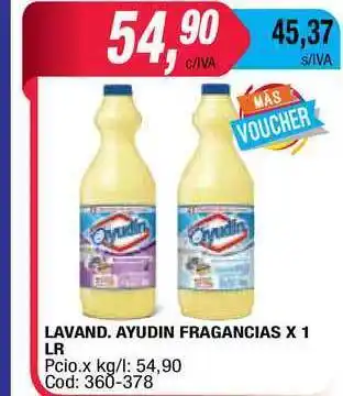 Maxiconsumo Lavand. Ayudin Frangancias X 1 Lr oferta