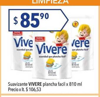 Hergo Vivere Suavizante Plancha Facil X 810ml oferta