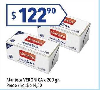 Veronica Manteca X 200Gr.