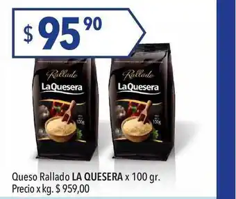 Hergo La Quesera Queso Rallado X 100Gr. oferta