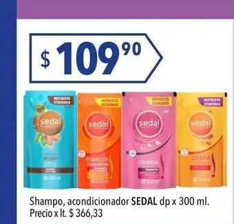 Hergo Sedal Shampo , Acondicionador Dp X 300ml. oferta