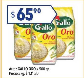 Hergo Arroz Gallo Oro X 500gr. oferta
