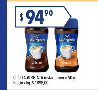 Hergo La Virginia Cafe Instantaneo X 50gr. oferta