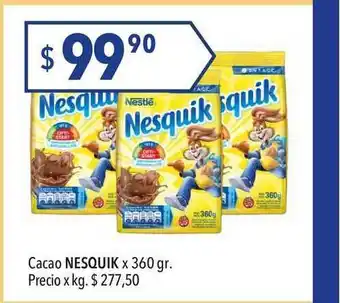 Hergo Nesquik Cacao X 360gr. oferta