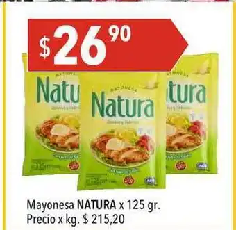 Hergo Natura Mayonesa X 125gr. oferta