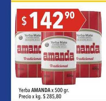 Hergo Yerba Amanda X 500gr. oferta