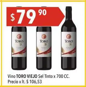Toro Viejo VinoSel Tinto X 700cc.