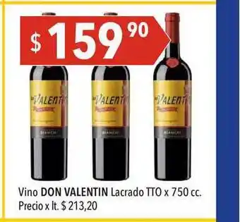 Don Valentin Vino Lacrado TTO X 750cc.