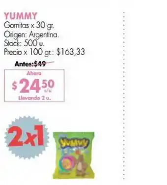 Yummy Gomitas 30gr