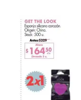 Simplicity Get The Look Esponja Silicona Corazón oferta