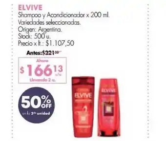 Simplicity Elvive Shampoo y Acondicionador x 200ml oferta