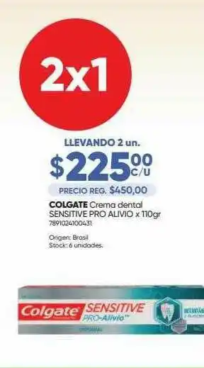 Colgate Crema Dental Sensitive Pro Alivio