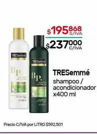Nini Mayorista Tresemmé Shampoo Acondiconador oferta