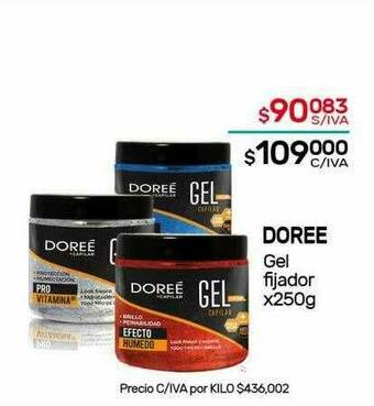 Nini Mayorista Doree Gel Fijador oferta
