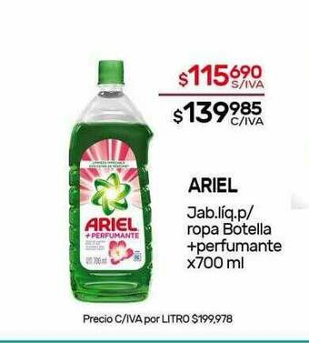 Nini Mayorista Ariel Jab.líq.p Ropa Botella+perfumante oferta