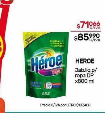 Nini Mayorista Heroe Jab.líq.p Ropa Dp oferta