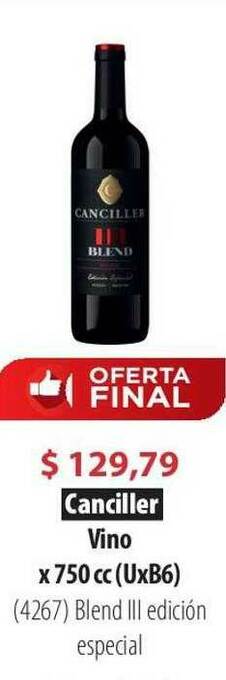 Parodi Canciller Vino oferta