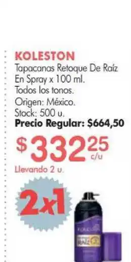 Simplicity Koleston Tapacanas Retoque De Raíz En Spray x 100ml oferta