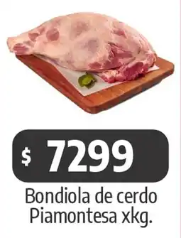 Autoservicio Capo Bondiola de cerdo piamontesa oferta