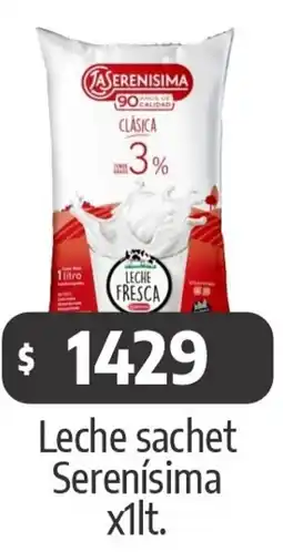 Autoservicio Capo Serenísima leche sachet oferta
