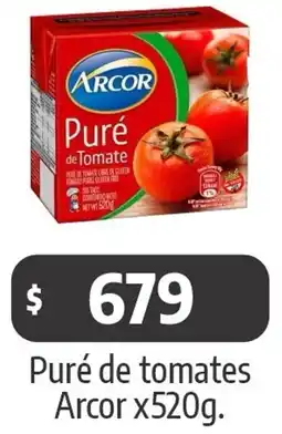 Autoservicio Capo Arcor puré de tomates oferta